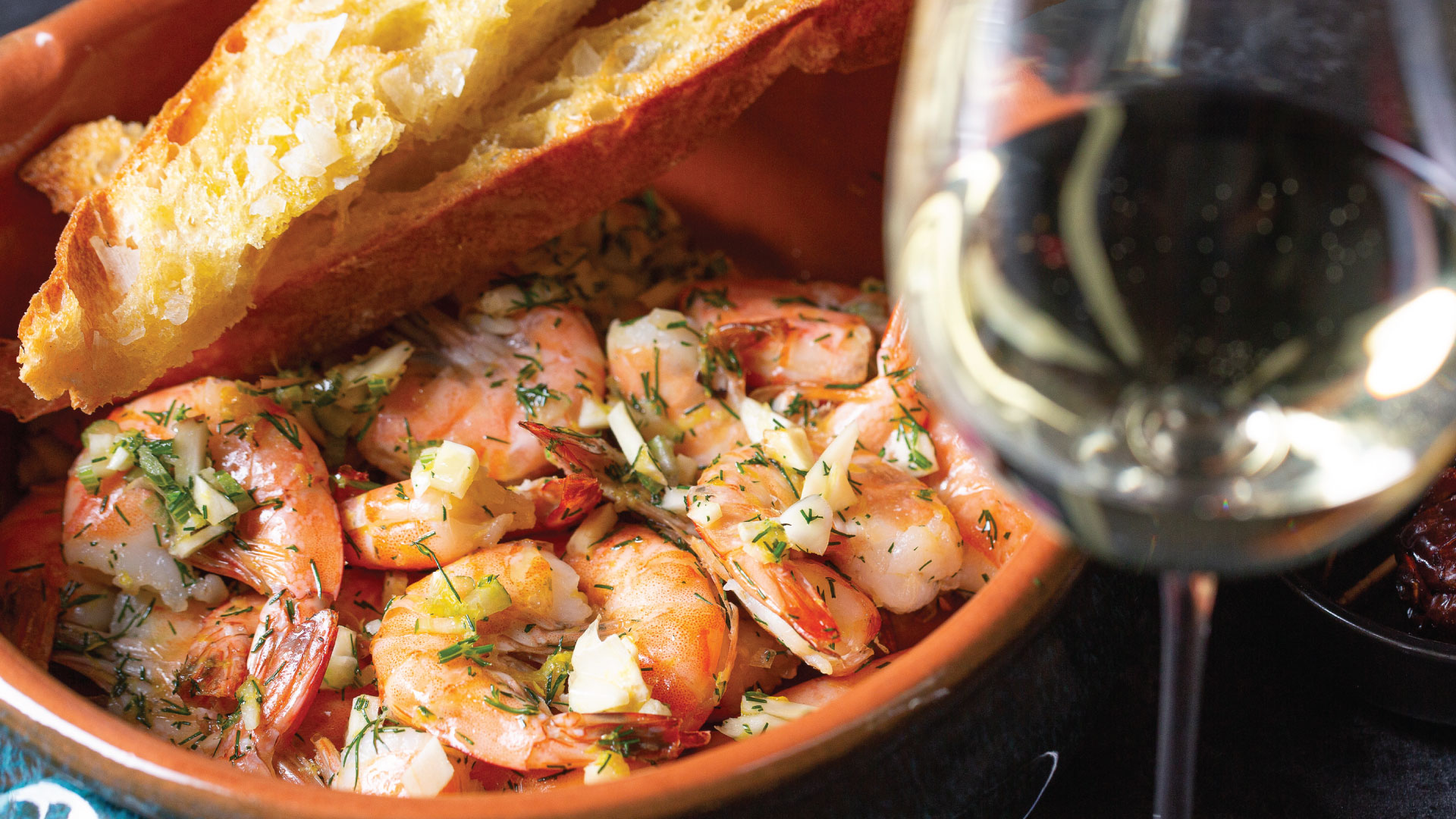 Camarones al Ajillo - Ribera y Rueda